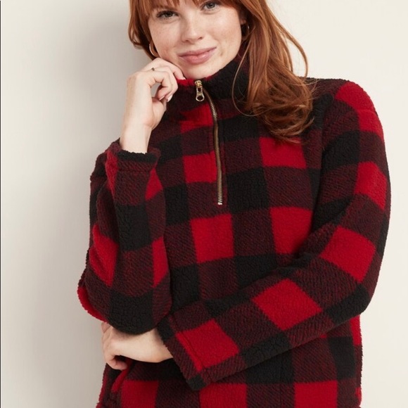 Plush Sherpa 4zip Pullover | Poshmark